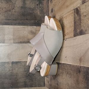 Women's Dansko Madalyn Stone Burnished Calf Leather 39 8.5